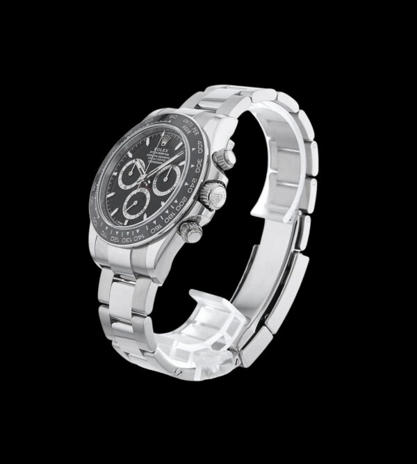 lateral reloj cronógrafo imitación perfecta superclone negro
