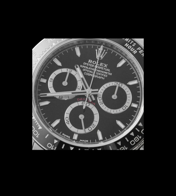Rolex Réplica Daytona Cosmograph steel Black - Imagen 4