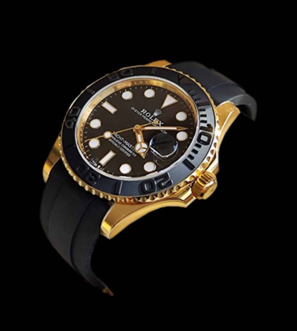 Rolex Replica Yacht Master Oysterflex gold 42 - Imagen 3