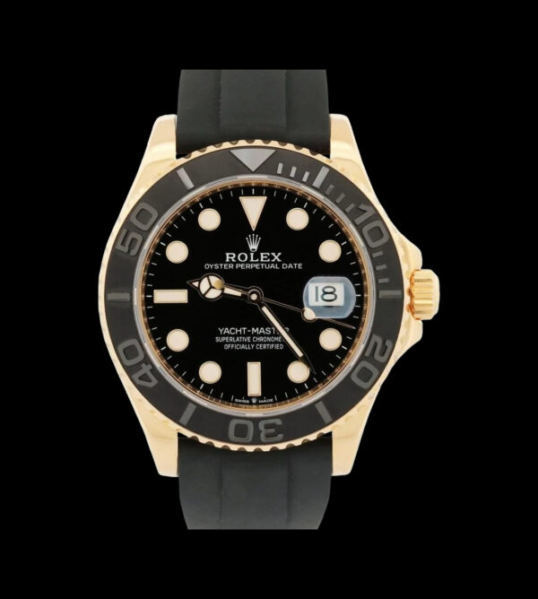 réplica rolex yacht master 42 lupa cyclops fecha cristal zafiro