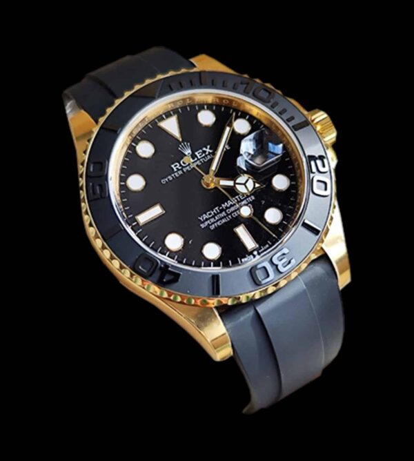 Rolex Replica Yacht Master Oysterflex gold 42 - Imagen 5