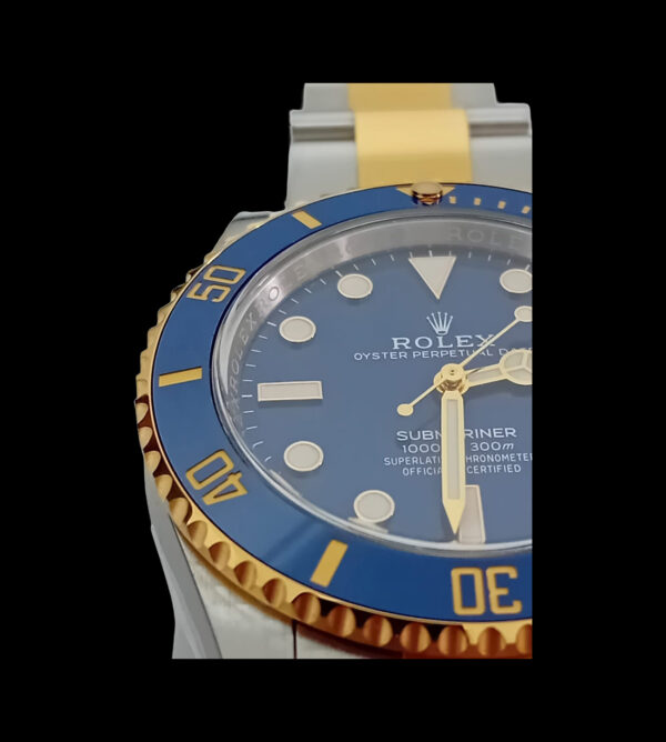 Rolex Réplica Submariner gold 18K Bicolor 41 - Imagen 5