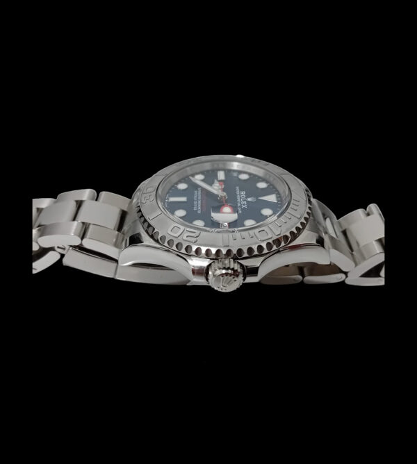 rolex yacht master 40 réplica perfil lateral caja 904l corona roscada