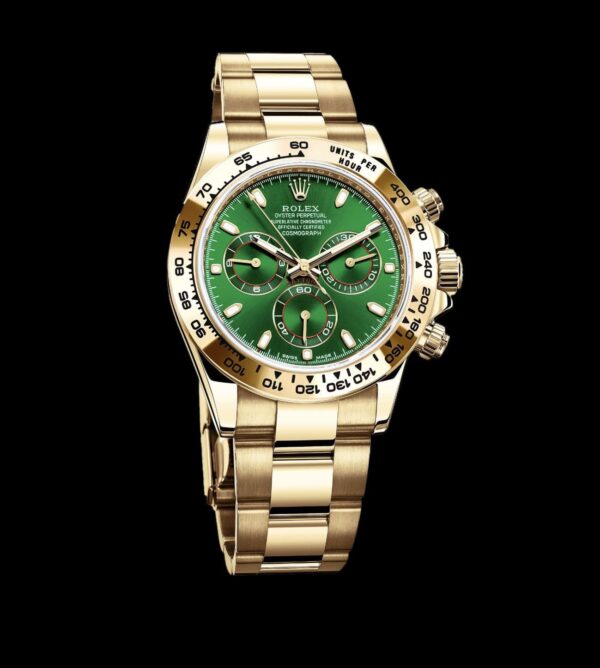 Rolex Replica Daytona Cosmograph gold 18k Green John Mayer - Imagen 3