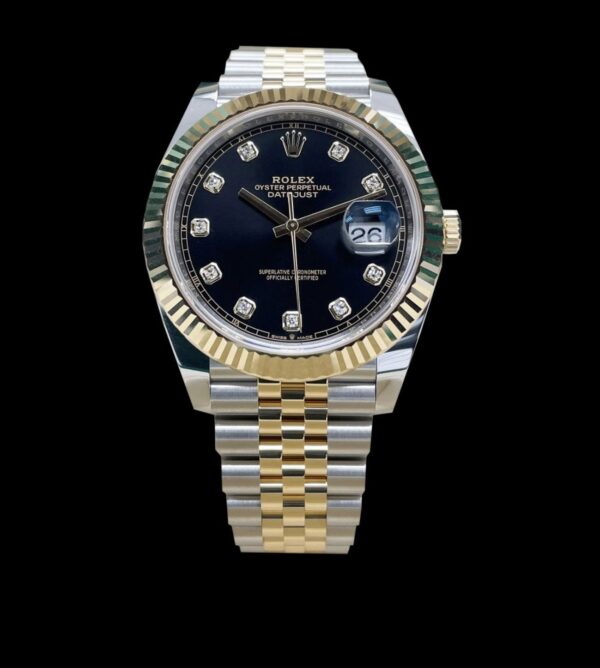 Rolex Réplica Date Just Diamonds/Bicolor - Imagen 3