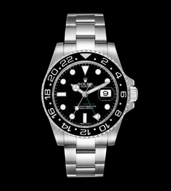 Rolex Réplica GMT Master II Steel Black 40 - Imagen 2
