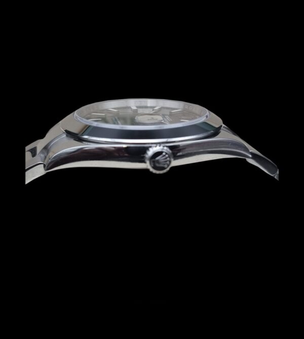 Rolex Réplica Date Just black smooth 36 / 41 - Imagen 4