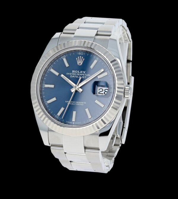 Rolex Réplica Date Just steel Blue 36 / 41 - Imagen 3