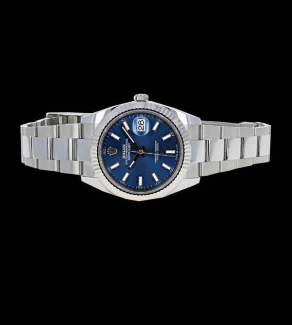 Rolex Réplica Date Just steel Blue 36 / 41 - Imagen 4