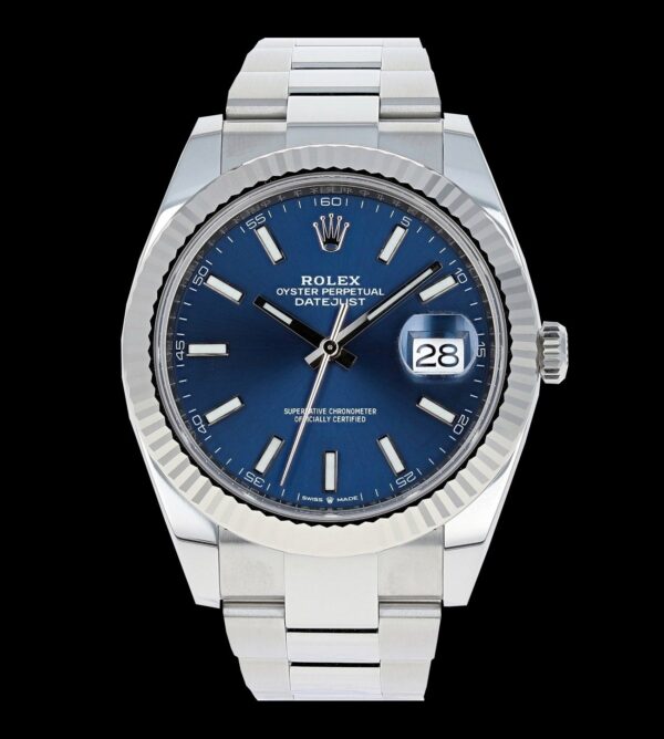 Rolex Réplica Date Just steel Blue 36 / 41 - Imagen 6