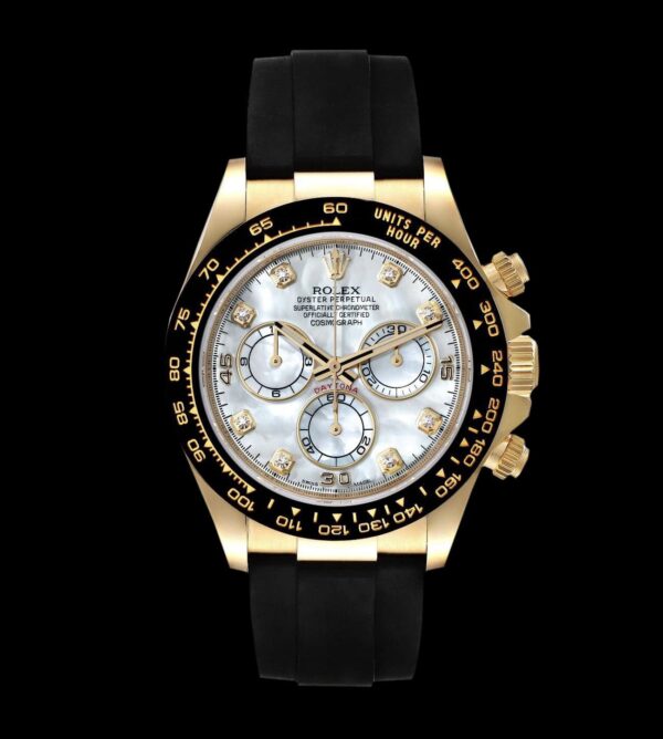 Rolex Réplica Daytona Cosmograph Oysterflex Diamonds / Pearl Gold - Imagen 2