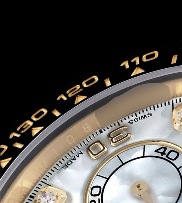 Rolex Réplica Daytona Cosmograph Oysterflex Diamonds / Pearl Gold - Imagen 5