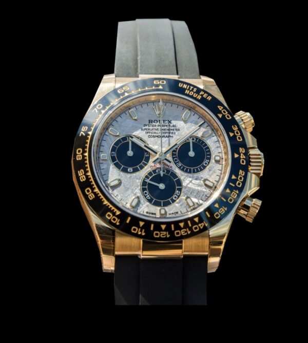 Rolex Réplica Daytona Cosmograph Oysterflex Meteorite Gold 18K / HECHO A MANO - Imagen 3