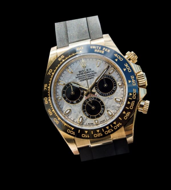Rolex Réplica Daytona Cosmograph Oysterflex Meteorite Gold 18K / HECHO A MANO - Imagen 4