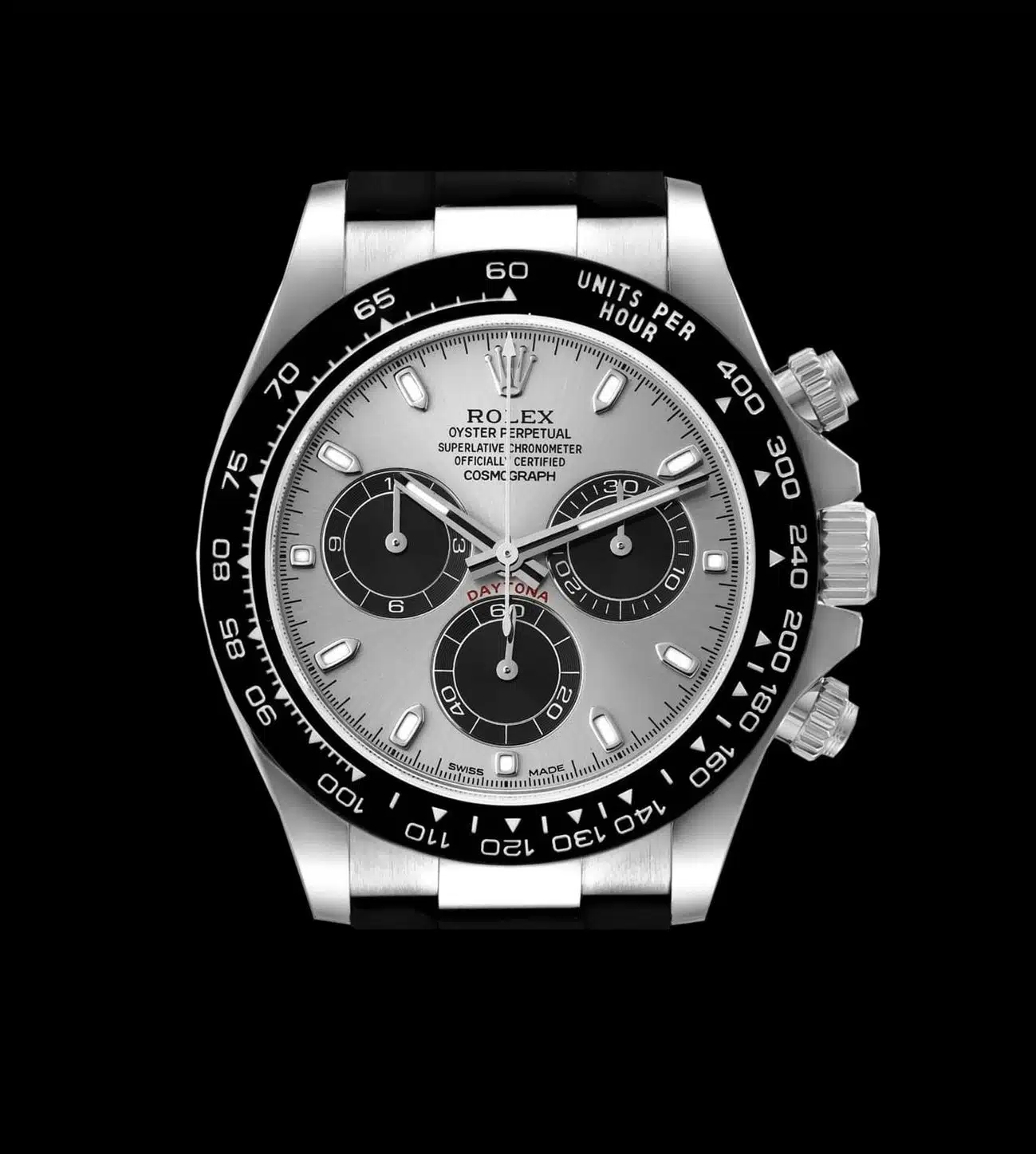 Rolex Réplica Daytona Cosmograph Oysterflex Silver 1 rolex daytona cosmograph oysterflex