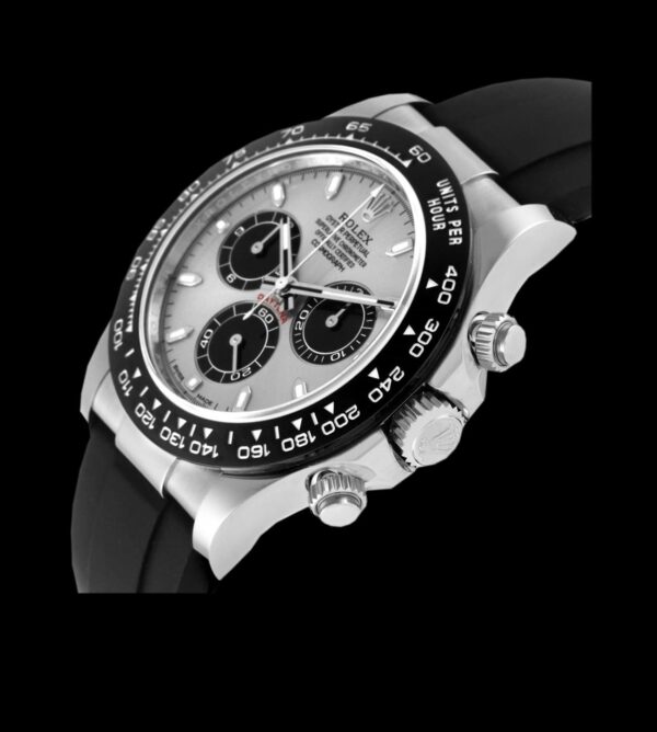 Rolex Réplica Daytona Cosmograph Oysterflex Silver - Imagen 4