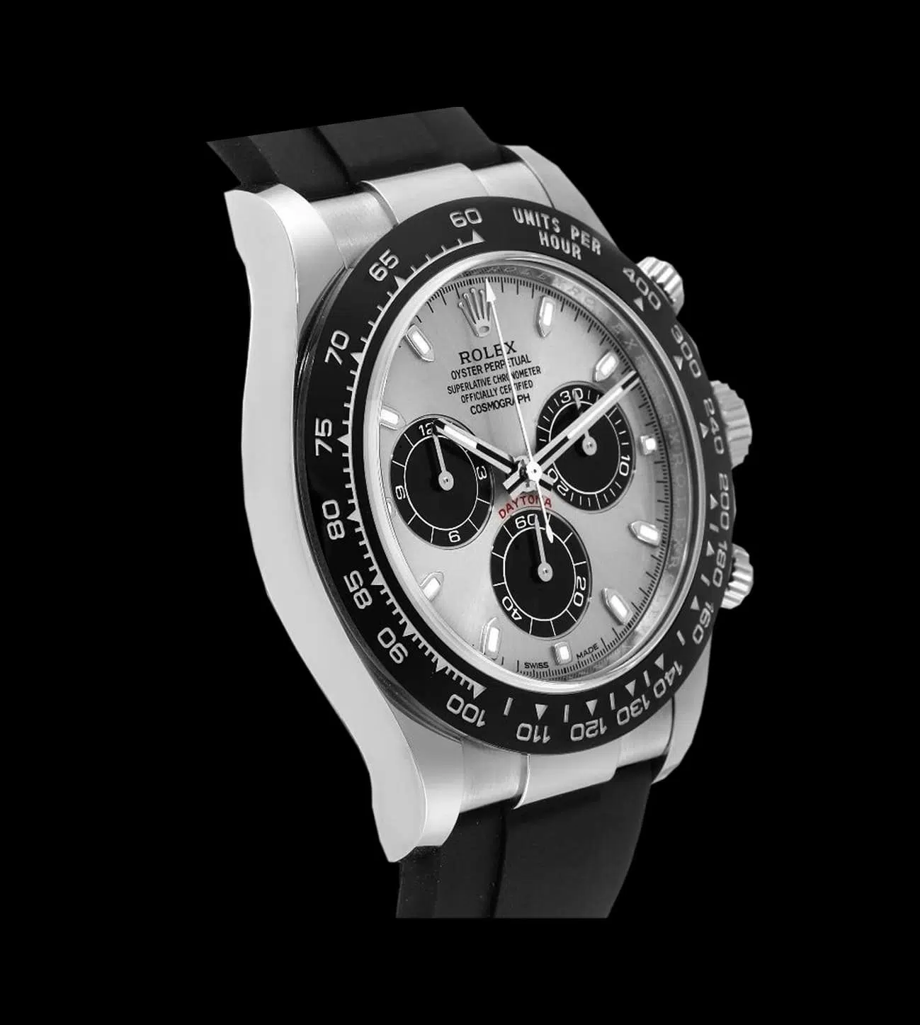 Rolex Réplica Daytona Cosmograph Oysterflex Silver 4 Rolex Réplica Daytona Cosmograph Oysterflex Silver - Imagen 4