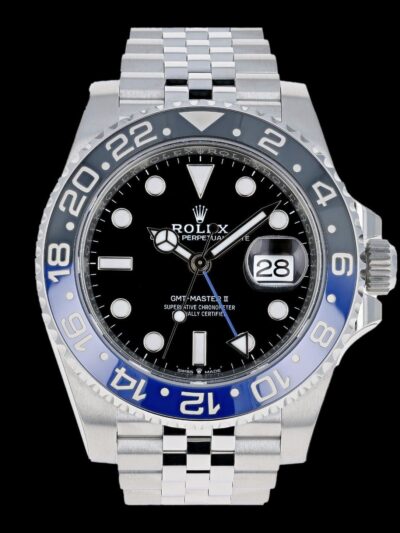 rolex gmt master ii batman replica