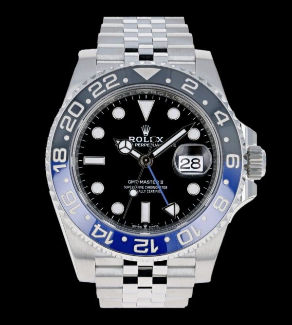 rolex gmt master ii batman replica