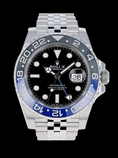 Rolex Réplica GMT Master II steel Batman 40