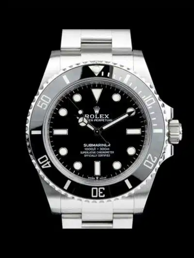Replica Submariner No Date 40mm esfera negra