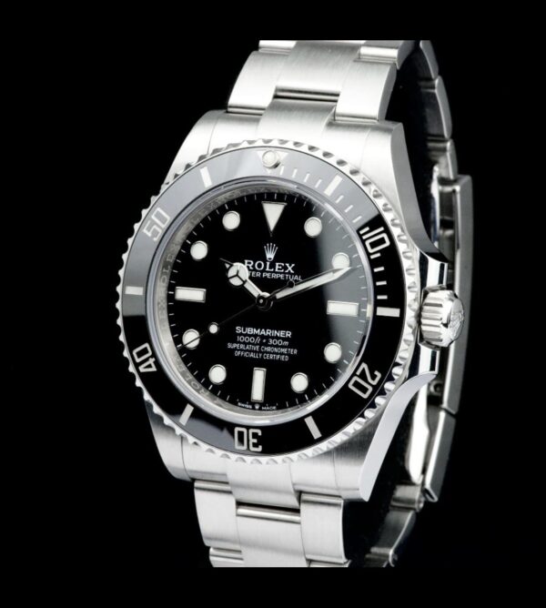 Rolex Réplica Submariner steel black 40 / 41 No Date - Imagen 2
