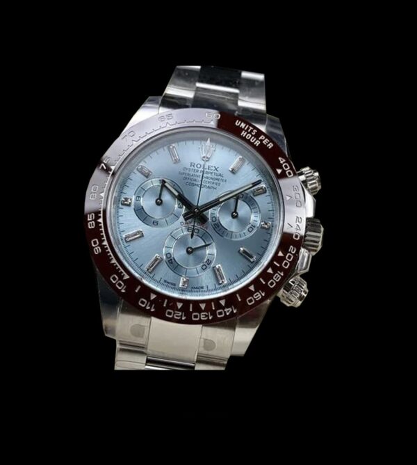 Rolex Réplica Daytona Cosmograph steel Ice Blue Platinum Diamonds - Imagen 3