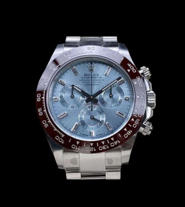 Rolex Réplica Daytona Cosmograph steel Ice Blue Platinum Diamonds - Imagen 6