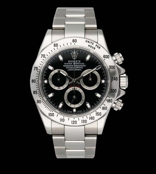 Rolex Replica Daytona Cosmograph steel Clasic Black - Imagen 5
