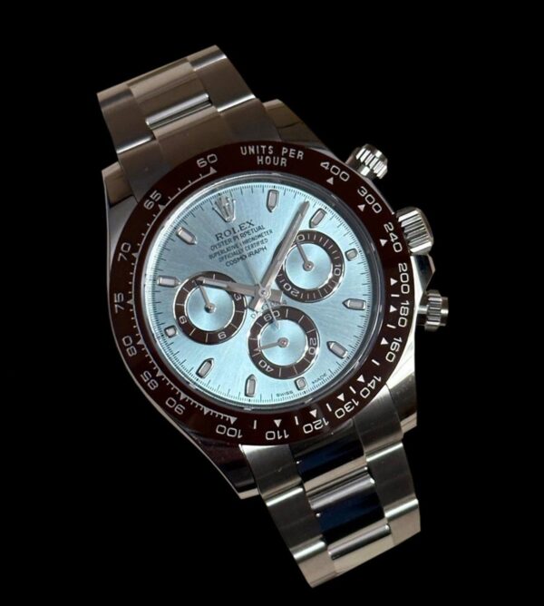 Rolex Réplica Daytona Cosmograph steel Ice Blue - Imagen 2