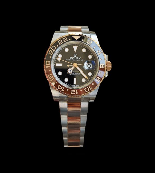 Rolex Replica GMT Master II steel Rootbeer 40 - Imagen 2