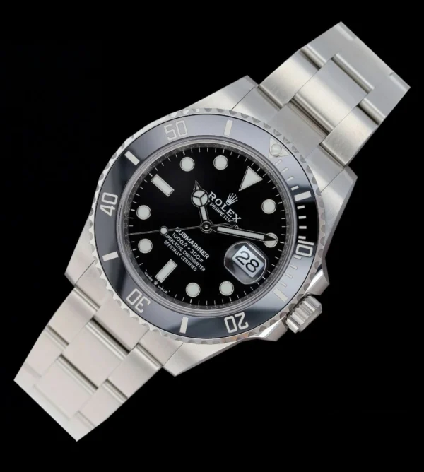 Rolex Réplica Submariner steel black 40 / 41 Date - Imagen 2