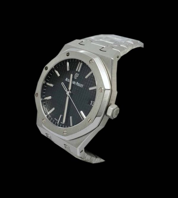 Réplica Audemars Piguet Royal OAK 15500 ST black - Imagen 4