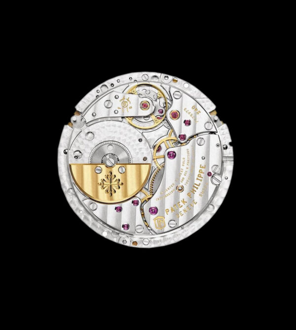 Replica Patek Philippe Nautillus 5712 rose gold correa piel - Imagen 3