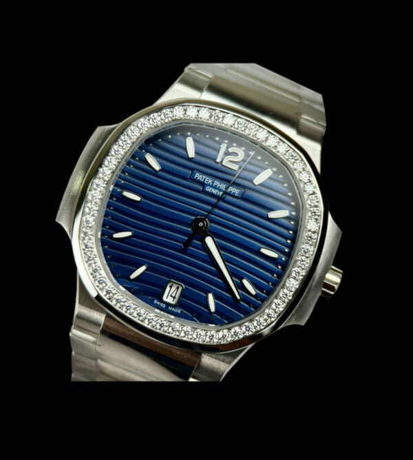 Réplica Patek Philippe Nautilus 7118 Lady blue Brilliant - Imagen 5