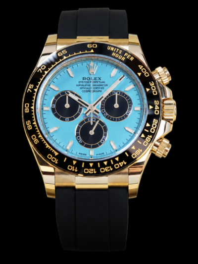 Rolex Replica Daytona Cosmograph Tiffany Oysterflex Blue gold 18K