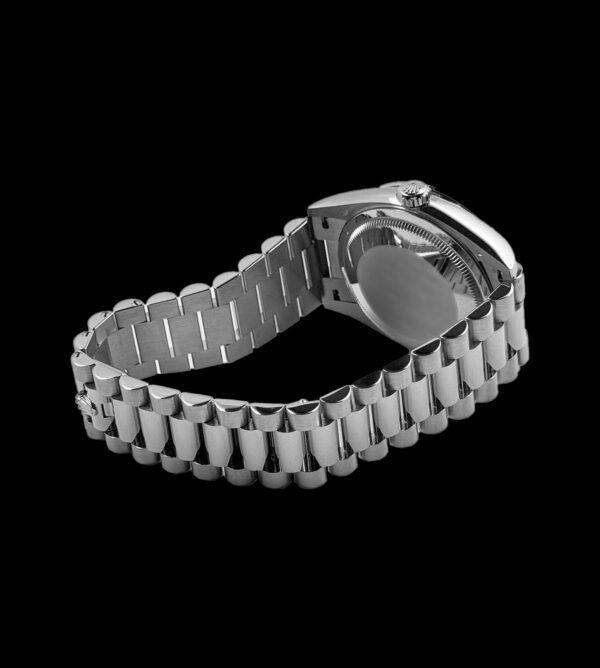 brazalete acero desplegado rolex day date rosa replica 36mm