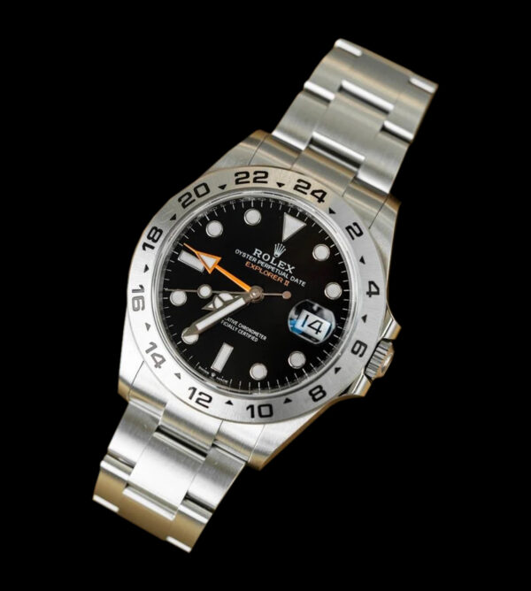 Rolex Replica Explorer II Steel 42mm esfera negra - Imagen 2