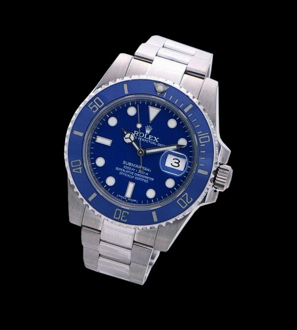 rolex submariner replica smurf blue 40mm superclon bisel ceramico esfera luminiscente