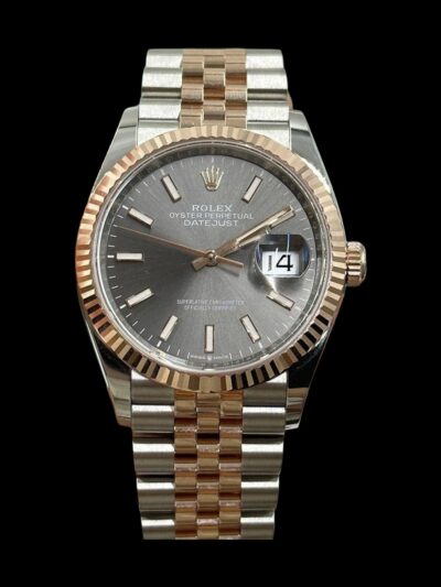 Rolex Réplica Date Just Grey bicolor 31 / 36 / 41