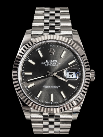Rolex Réplica Date Just steel Grey 31 / 36 / 41
