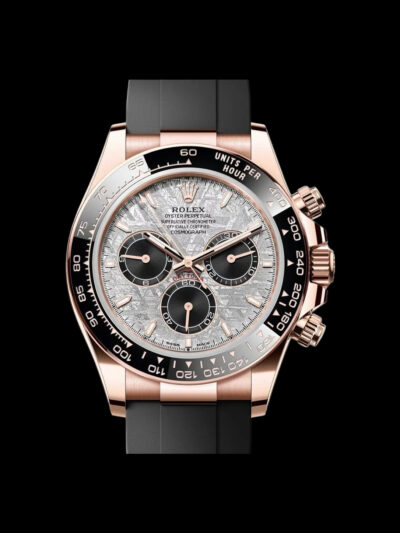 Rolex Replica Daytona Cosmograph Oysterflex Gold Rose Meteorite