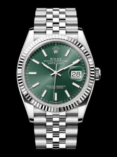 Rolex Réplica Date Just steel Green 31 / 36 / 41